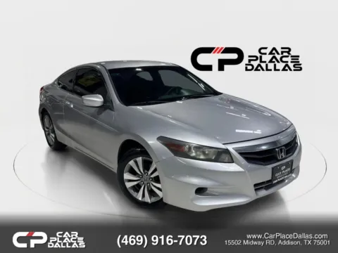 Silver 2012 Honda Accord LX-S Coupe 2D for sale in Addison, TX