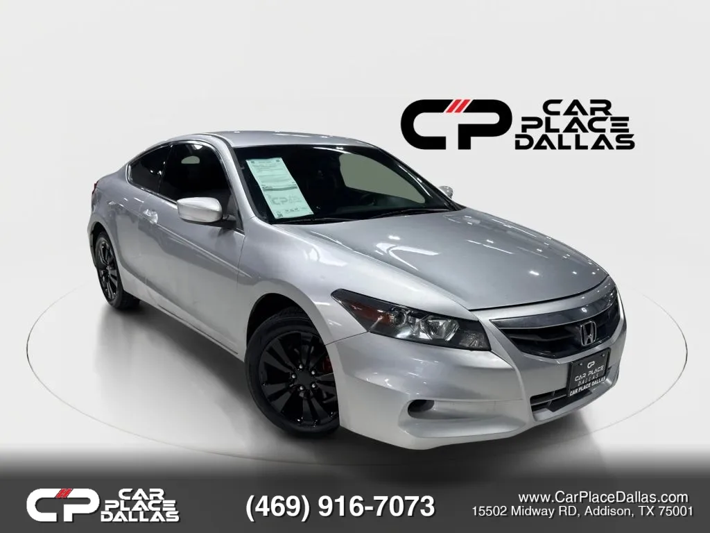 Silver 2012 Honda Accord LX-S MOONROOF,17IN WHLS,BLUETOOTH,USB,CRUISE,PWR DRVR ST,KEYLESS ENTRY,CLOTH,COUPE for sale in Addison, TX