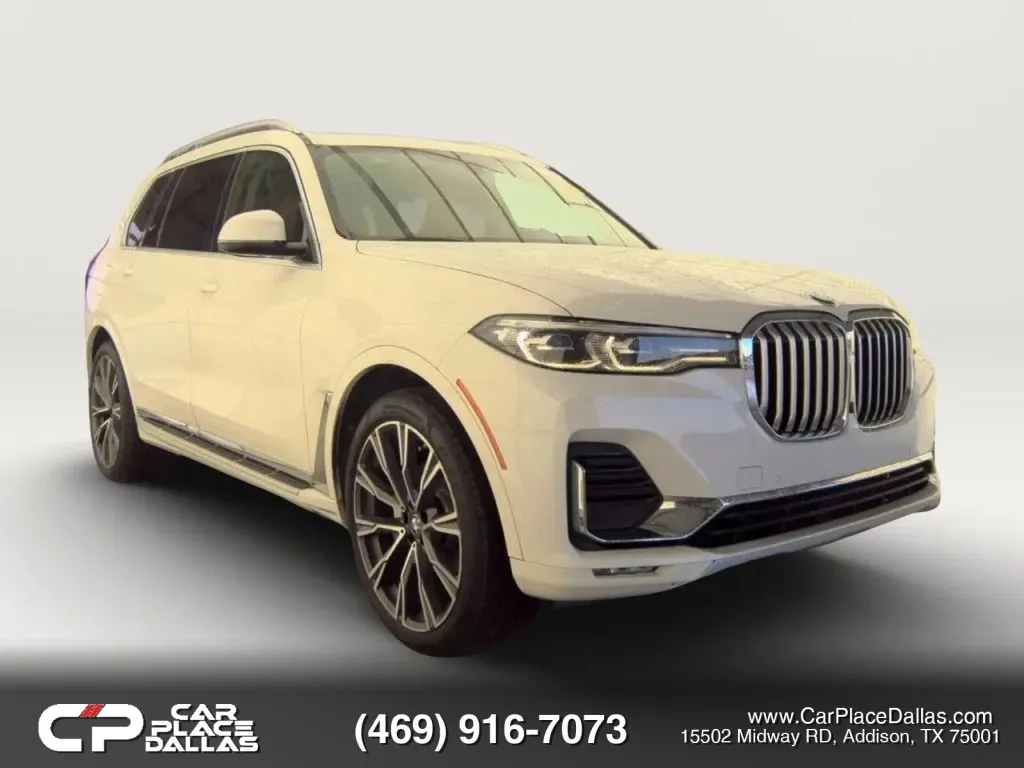 White 2019 BMW X7 xDrive40i Sport Utility 4D for sale in Addison, TX