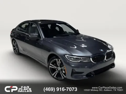 Gray 2022 BMW 3 Series 330i Sedan 4D for sale in Addison, TX
