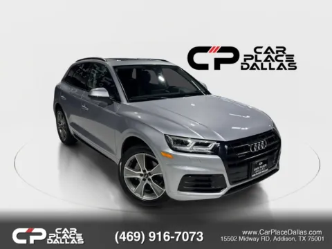 Silver 2020 Audi Q5 45 TFSI Premium Plus Sport Utility 4D for sale in Addison, TX