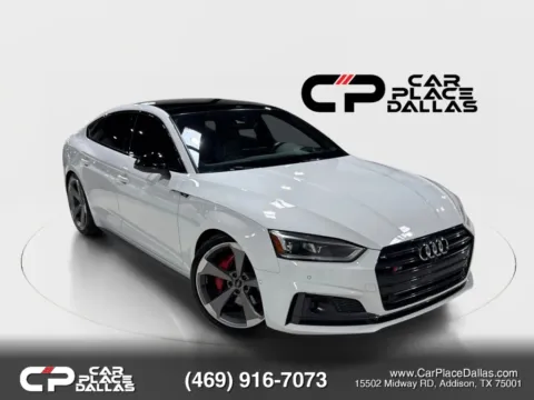White 2019 Audi S5 Prestige Sedan 4D for sale in Addison, TX
