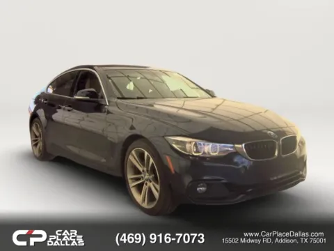Gray 2018 BMW 4 Series 430i Gran Coupe Sedan 4D for sale in Addison, TX