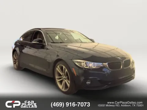 Gray 2018 BMW 4 Series 430i Gran Coupe Sedan 4D for sale in Addison, TX