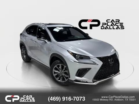 Silver 2019 Lexus NX 300 F SPORT SUV 4D for sale in Addison, TX