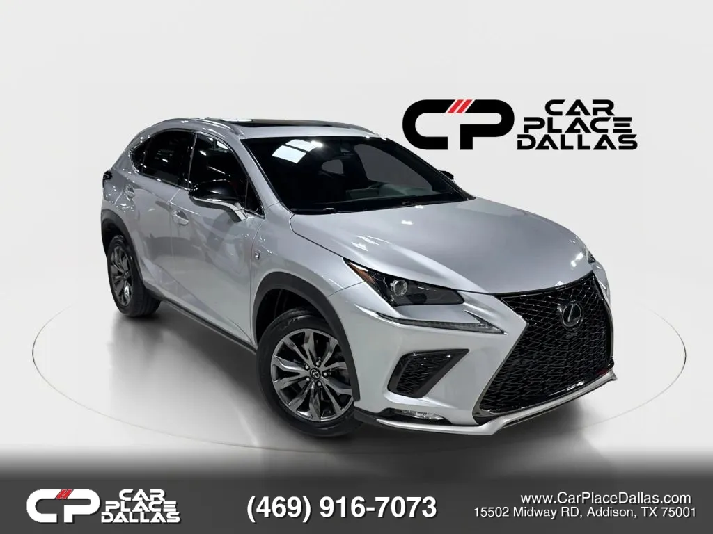 Silver 2019 Lexus NX 300 F SPORT SUV 4D for sale in Addison, TX