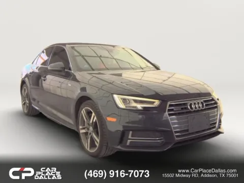 Blue 2017 Audi A4 Premium Plus Sedan 4D for sale in Addison, TX