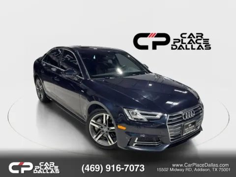 Blue 2017 Audi A4 Premium Plus Sedan 4D for sale in Addison, TX