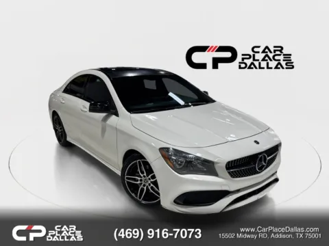 White 2018 Mercedes-Benz CLA 250 Coupe 4D for sale in Addison, TX