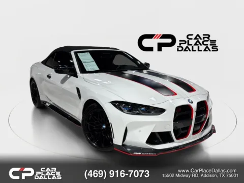 White 2022 BMW M4 Competition xDrive Convertible Coupe 2D for sale in Addison, TX