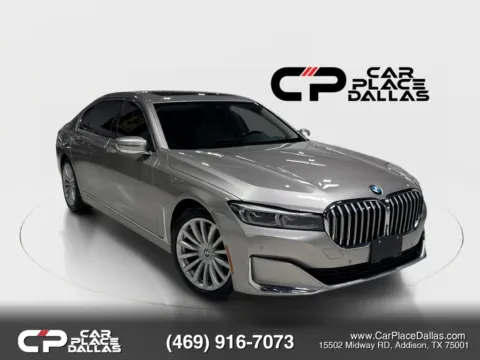 Silver 2022 BMW 7 Series 740i Sedan 4D for sale in Addison, TX