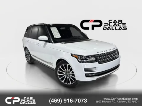 White 2016 Land Rover Range Rover Supercharged Sport Utility 4D for sale in Addison, TX