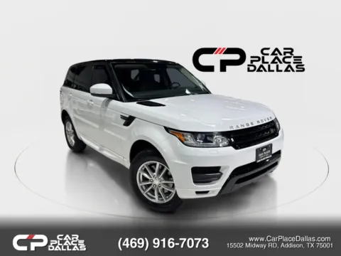 White 2015 Land Rover Range Rover Sport SE NAV,MERIDIAN,PANO,HTD STS,CAM,PARK ASSIST,AIR SUSP,LEATHER,4WD,SUPERCHARGED for sale in Addison, TX