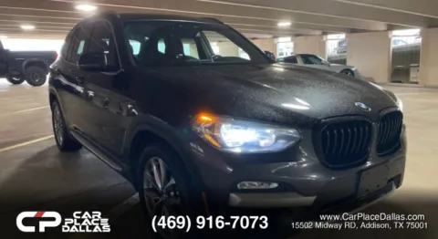 Black 2019 BMW X3 sDrive30i Sport Utility 4D for sale in Addison, TX