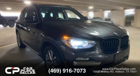 Black 2019 BMW X3 sDrive30i Sport Utility 4D for sale in Addison, TX