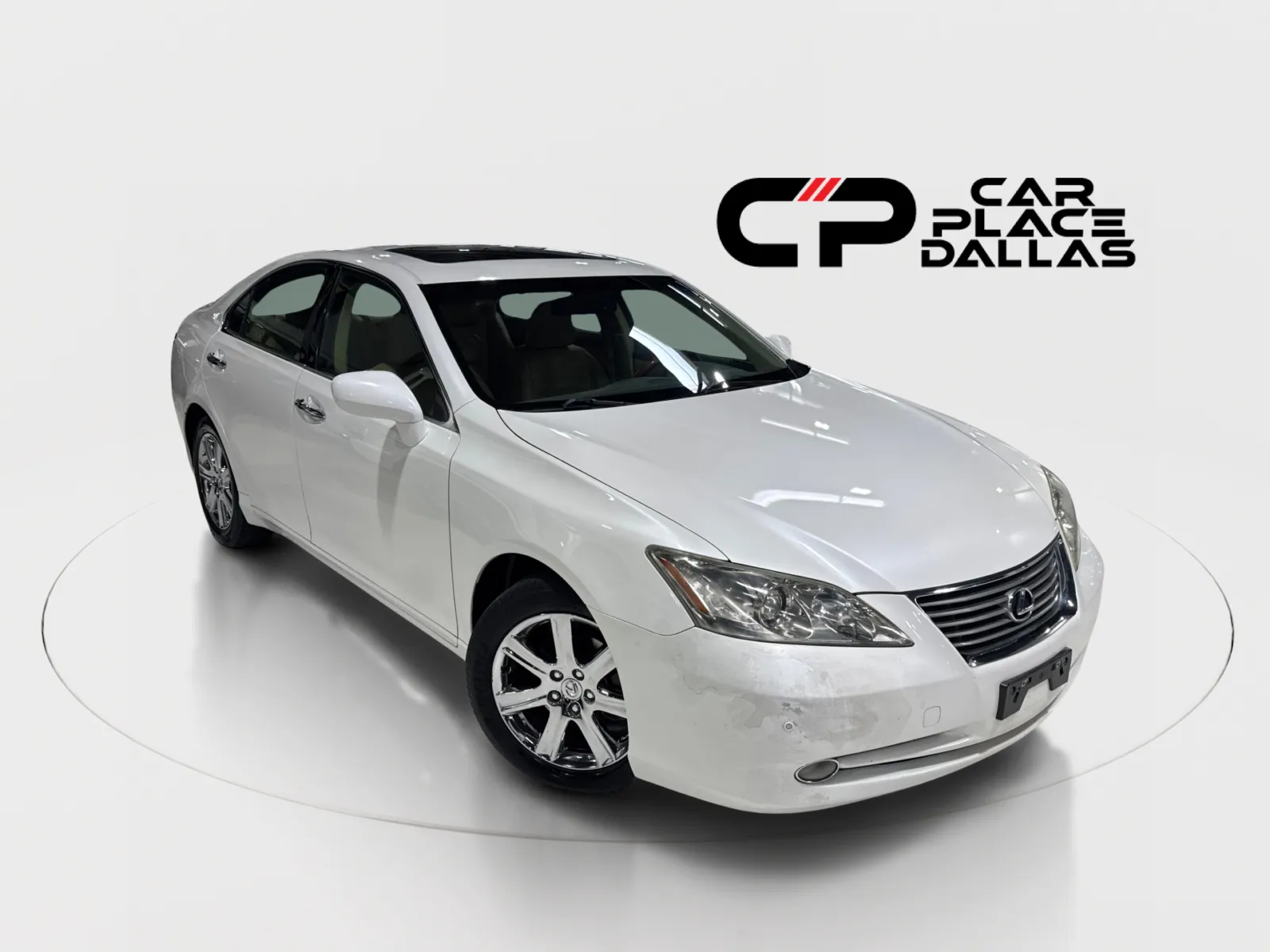 White 2008 Lexus ES 350 PREMIUM PKG,LEATHER,PWR STS,MEMORY,SUNSHADE,17IN ALLOYS,PREM AUDIO for sale in Addison, TX