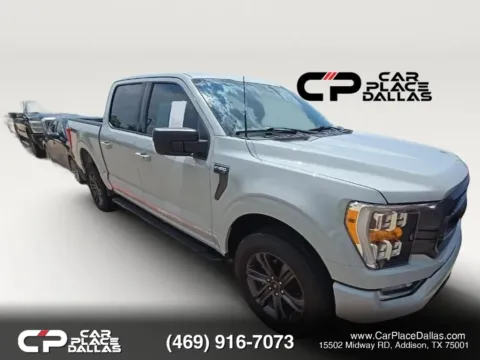 Gray 2023 Ford F-150 SuperCrew Cab XLT Pickup 4D 5 1/2 ft for sale in Addison, TX