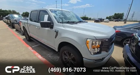 Gray 2023 Ford F-150 SuperCrew Cab XLT Pickup 4D 5 1/2 ft for sale in Addison, TX