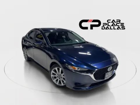 Blue 2022 MAZDA MAZDA3 Select LEATHERETTE,18'S,CAM,BLIND SPOT,LANE ASSIST,ACC,BT,FWD for sale in Addison, TX