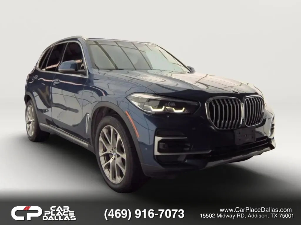 Blue 2022 BMW X5 sDrive40i Sport Utility 4D for sale in Addison, TX