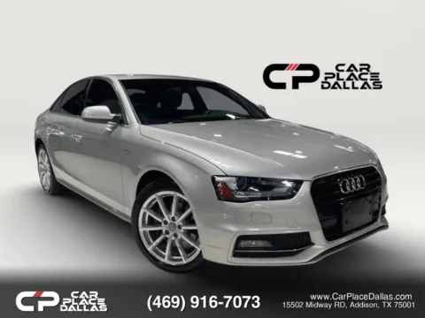 Silver 2014 Audi A4 Premium PREM PLUS,S LINE,COLD PKG,HTD LEATHER,18'S,XENON,ADV KEY,MEMORY,3-ZONE CLIMATE for sale in Addison, TX