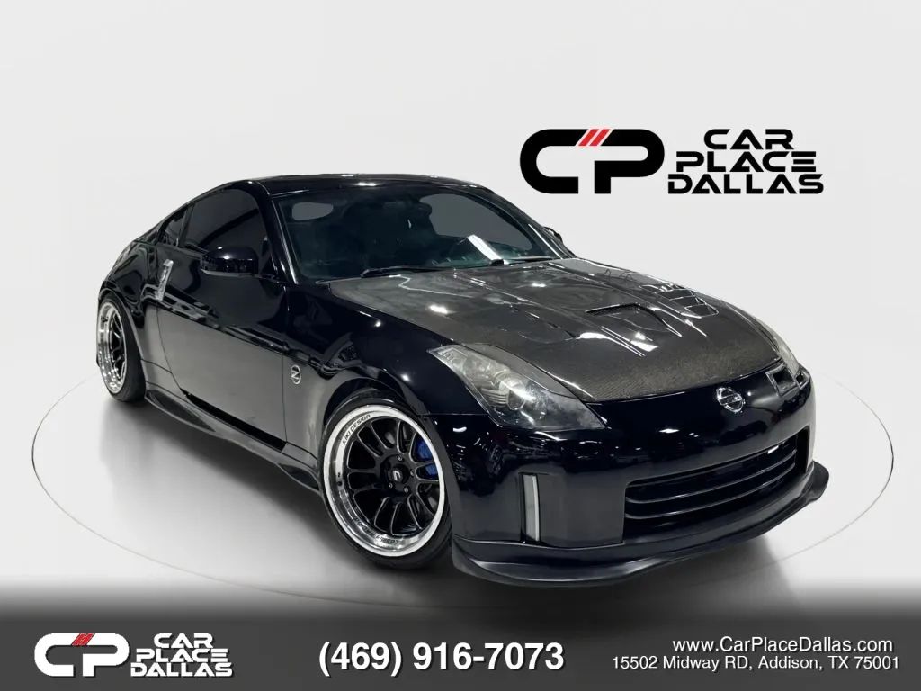 Black 2003 Nissan 350Z Touring LTHR,BOSE,HTD STS,HID,POWER STS,LSD,CRUISE,AUTO CLIMATE,17IN WHLS,RWD for sale in Addison, TX