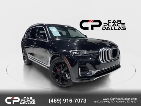 Black 2019 BMW X7 xDrive40i Sport Utility 4D for sale in Addison, TX