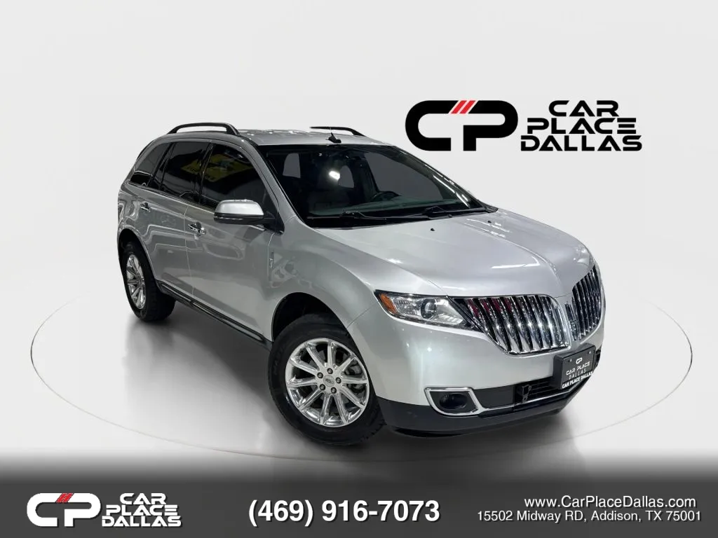 Silver 2012 Lincoln MKX ELITE PKG,NAV,PANO,THX AUDIO,HTD/VNT STS,HTD RR STS,BLIS,CAM,PWR LIFTGATE,REMOTE START,20IN WHLS for sale in Addison, TX