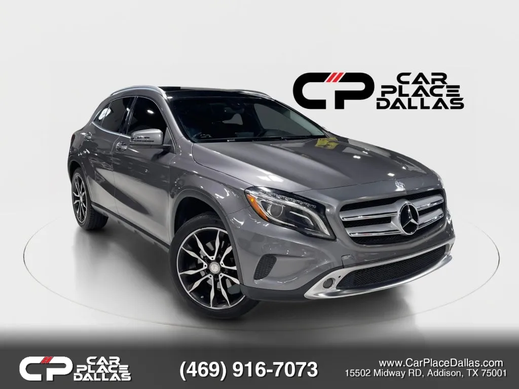 Gray 2015 Mercedes-Benz GLA-Class GLA 250 4MATIC AWD,BLUETOOTH,LOW MILES,TURBO,PREMIUM SUV for sale in Addison, TX
