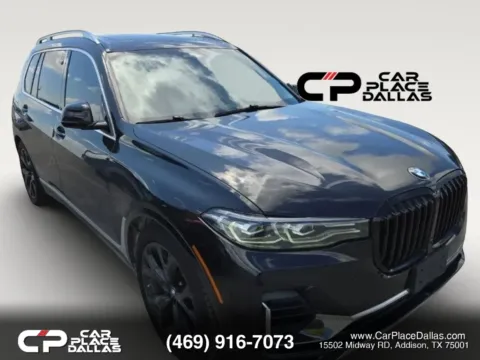 Black 2019 BMW X7 xDrive40i Sport Utility 4D for sale in Addison, TX