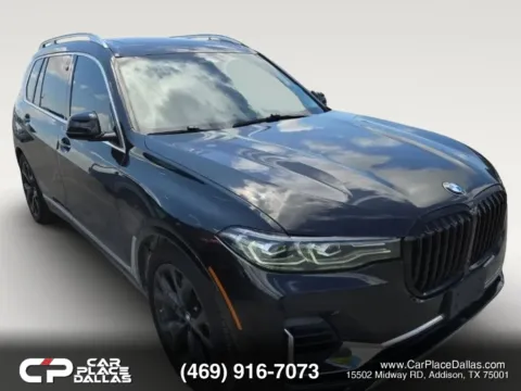 Black 2019 BMW X7 xDrive40i Sport Utility 4D for sale in Addison, TX