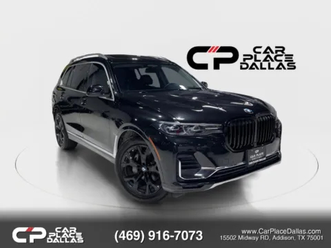 Black 2019 BMW X7 xDrive40i Sport Utility 4D for sale in Addison, TX