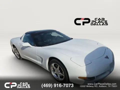 White 2004 Chevrolet Corvette Coupe 2D for sale in Addison, TX