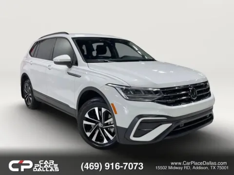 White 2024 Volkswagen Tiguan S CAM,BLUETOOTH,USB,SMARTPHONE,FACTORY WARRANTY,TURBO,SUV for sale in Addison, TX