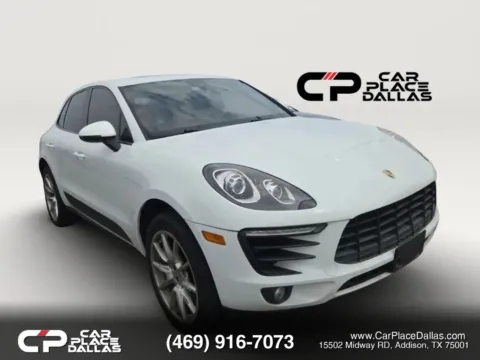 White 2018 Porsche Macan AWD,CAM,BLUETOOTH,TURBO,PREMIUM SUV for sale in Addison, TX