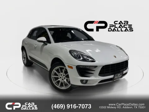 White 2018 Porsche Macan AWD,CAM,BLUETOOTH,TURBO,PREMIUM SUV for sale in Addison, TX