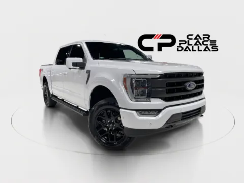 White 2022 Ford F-150 SuperCrew Cab Lariat V8,CAM,BLUETOOTH,CREW CAB,5.5FT BED,PREMIUM TRIM for sale in Addison, TX