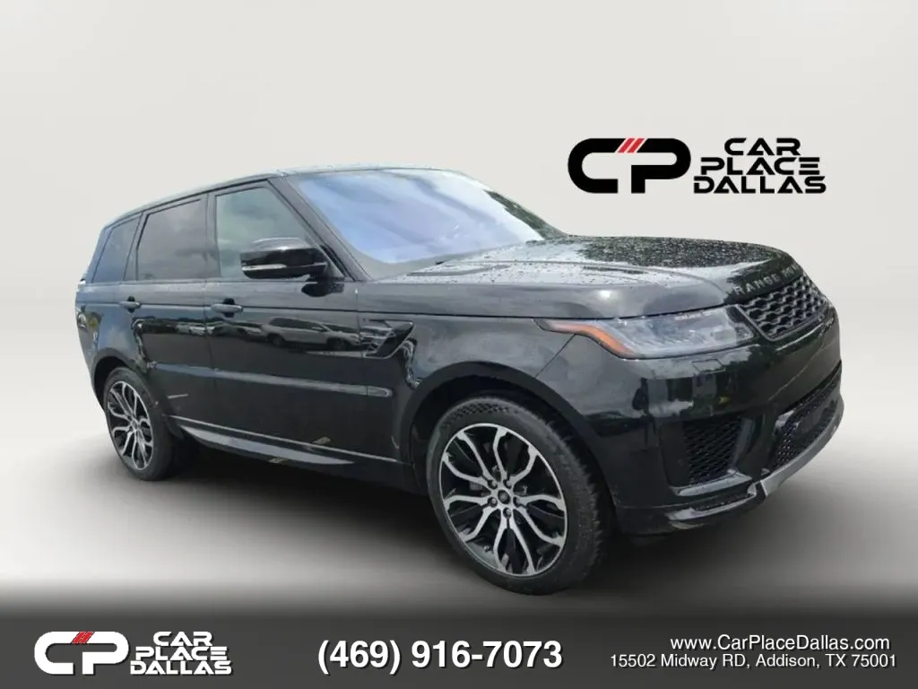 Black 2021 Land Rover Range Rover Sport HSE Silver Edition Sport Utility 4D for sale in Addison, TX