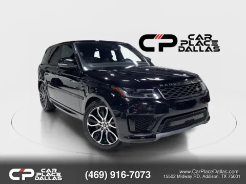 Black 2021 Land Rover Range Rover Sport HSE Silver Edition Sport Utility 4D for sale in Addison, TX