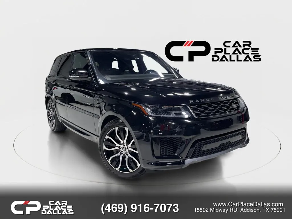 Black 2021 Land Rover Range Rover Sport HSE Silver Edition Sport Utility 4D for sale in Addison, TX