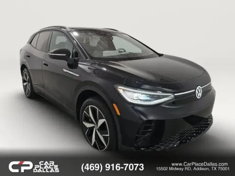 Black 2023 Volkswagen ID.4 Pro S EV,NAV,CAM,PANO,HTD STS,BLIND SPOT,ACC,WARRANTY EST for sale in Addison, TX