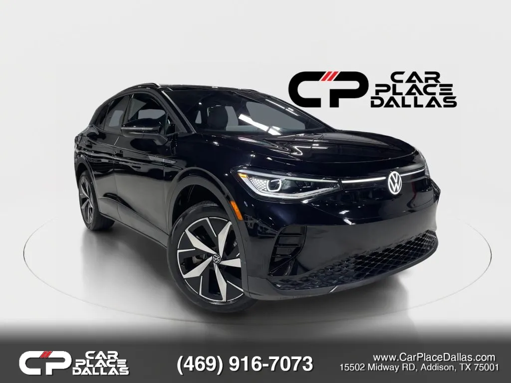 Black 2023 Volkswagen ID.4 Pro S EV,NAV,CAM,PANO,HTD STS,BLIND SPOT,ACC,WARRANTY EST for sale in Addison, TX