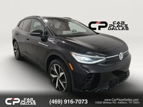 Black 2023 Volkswagen ID.4 Pro S EV,NAV,CAM,PANO,HTD STS,BLIND SPOT,ACC,WARRANTY EST for sale in Addison, TX