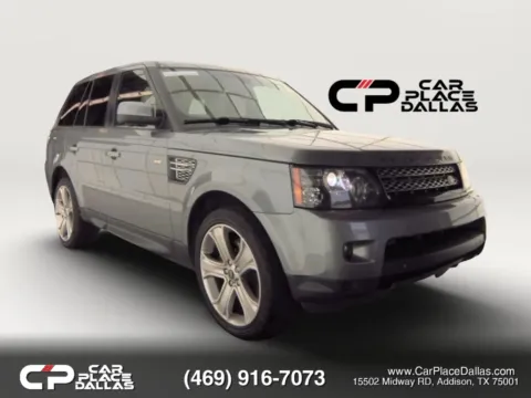 Gray 2013 Land Rover Range Rover Sport HSE Lux V8,4WD,LEATHER,NAV,CAM,HTD STS,PREMIUM AUDIO,LOW MILES for sale in Addison, TX