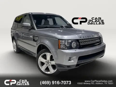 Gray 2013 Land Rover Range Rover Sport HSE Lux V8,4WD,LEATHER,NAV,CAM,HTD STS,PREMIUM AUDIO,LOW MILES for sale in Addison, TX