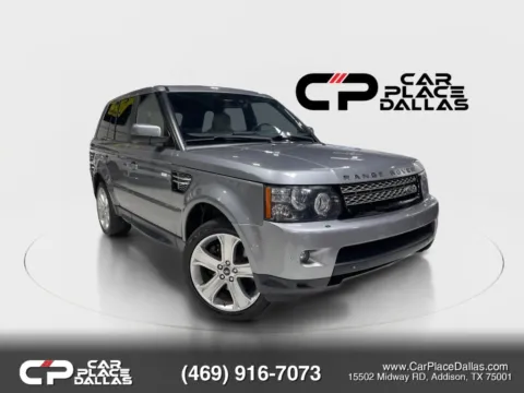 Gray 2013 Land Rover Range Rover Sport HSE Lux V8,4WD,LEATHER,NAV,CAM,HTD STS,PREMIUM AUDIO,LOW MILES for sale in Addison, TX