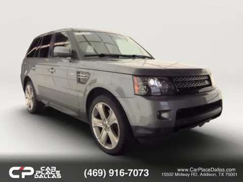 Gray 2013 Land Rover Range Rover Sport HSE Lux V8,4WD,LEATHER,NAV,CAM,HTD STS,PREMIUM AUDIO,LOW MILES for sale in Addison, TX