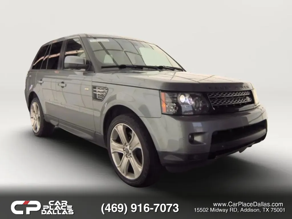 Gray 2013 Land Rover Range Rover Sport HSE Lux V8,4WD,LEATHER,NAV,CAM,HTD STS,PREMIUM AUDIO,LOW MILES for sale in Addison, TX