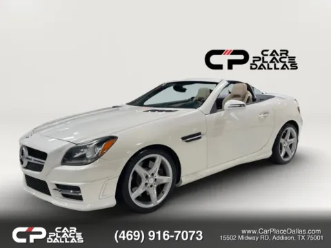 Another view of 2014 Mercedes-Benz SLK-Class SLK 350 LTHR,HTD STS,AIRSCARF,PWR HARDTOP,BLUETOOTH,MEMORY STS,BI-XENON,RWD for sale in Addison, TX at Car Place Dallas