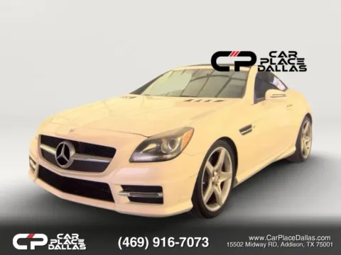 Another view of 2014 Mercedes-Benz SLK-Class SLK 350 LTHR,HTD STS,AIRSCARF,PWR HARDTOP,BLUETOOTH,MEMORY STS,BI-XENON,RWD for sale in Addison, TX at Car Place Dallas